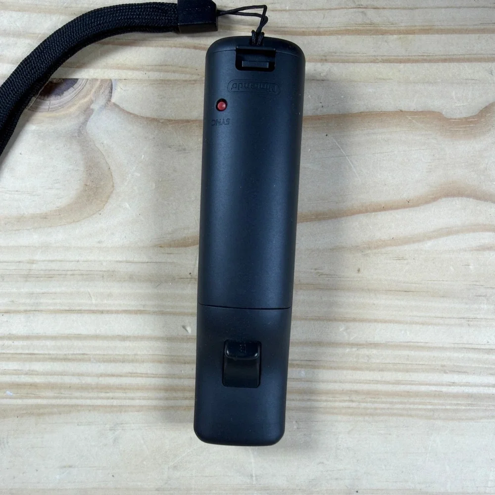 Nintendo Wii Remote Plus RVL-036 Black MotionPlus Inside Controller with Jacket